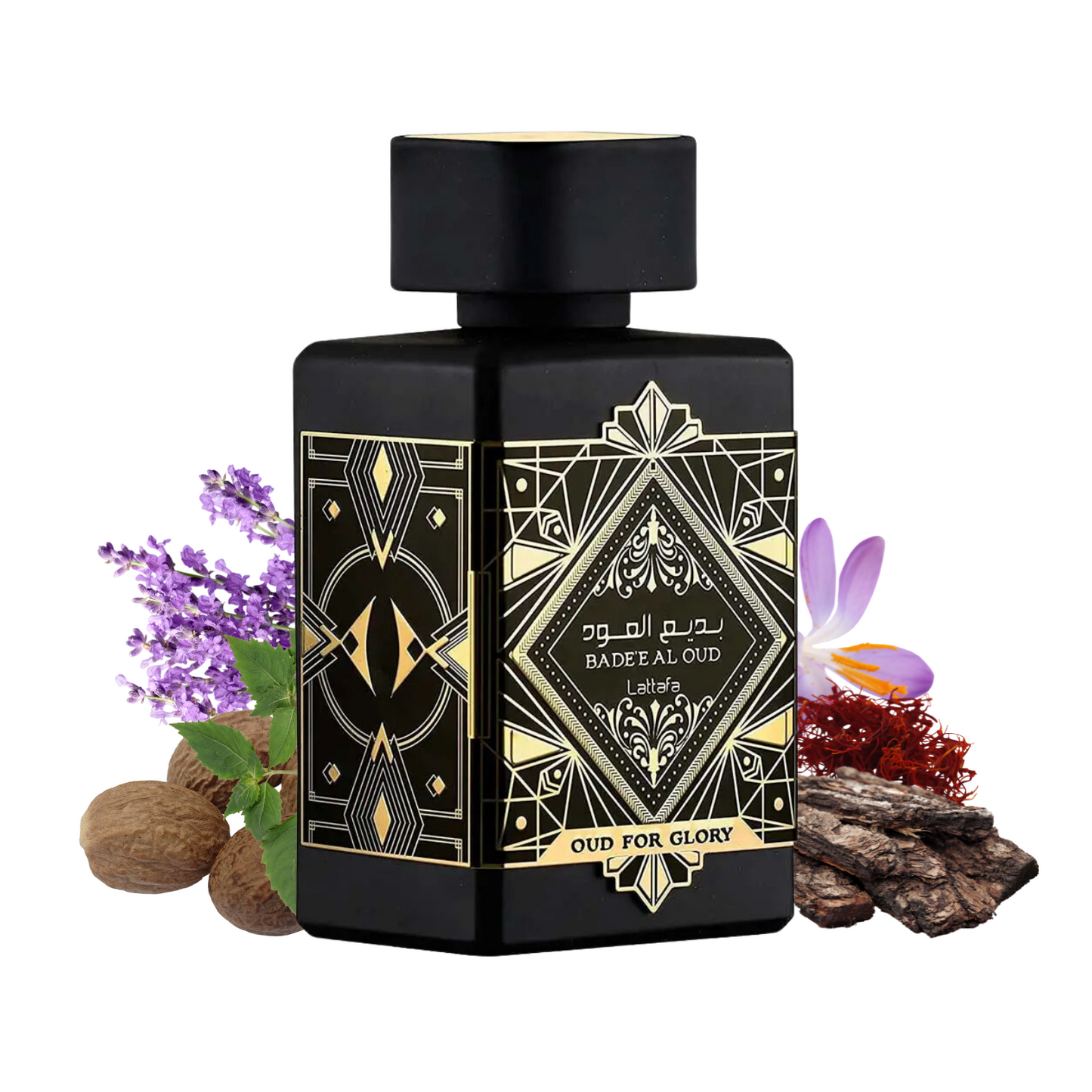 Bade Al Oud de Lattafa – 100 ml | Perfume Masculino Oriental y Amaderado con Notas de Oud y Ámbar